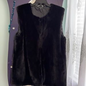 INC Fur Vest